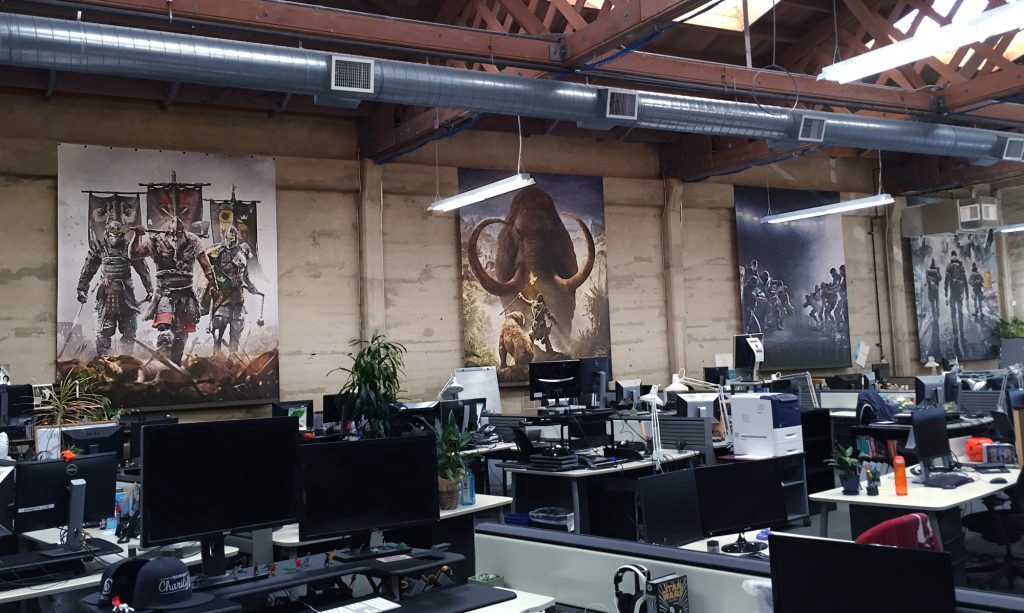 Bagian dalam kantor Ubisoft di San Francisco