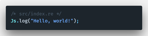 Placeholder index.re