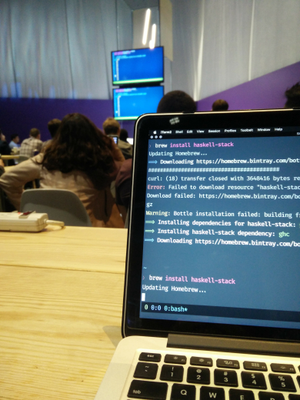 Install Haskell Stack gagal