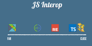 Interopabilitas Reason dengan JavaScript masih cukup dekat.