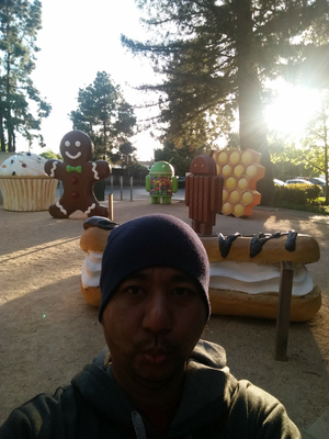 Android Lawn Statues