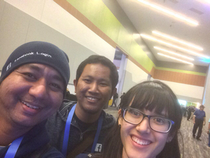 With Bonnie (paling kanan)