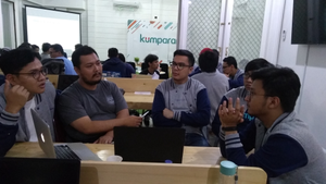 Sesi mentoring Ideathon